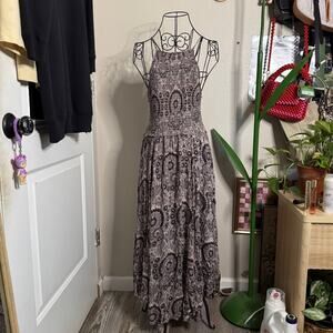 Free People Seasons in the Sun Midi Dress S